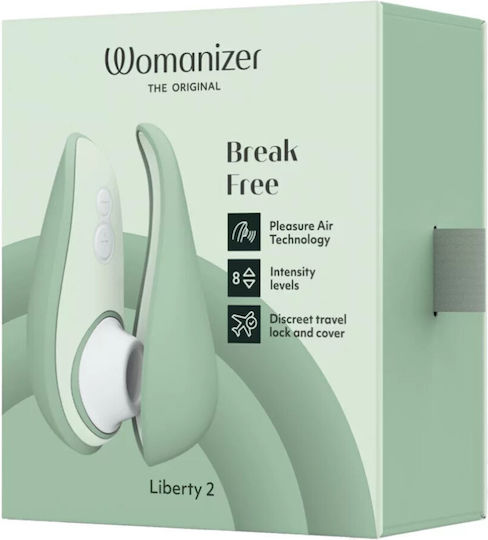 Womanizer Sauger Vagina mit Vibration Grün 1Stück
