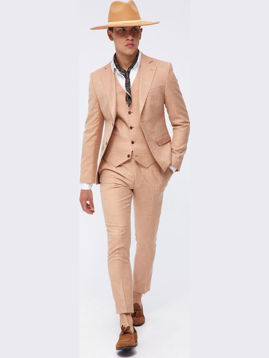 Men's Vest Slim Fit Amber