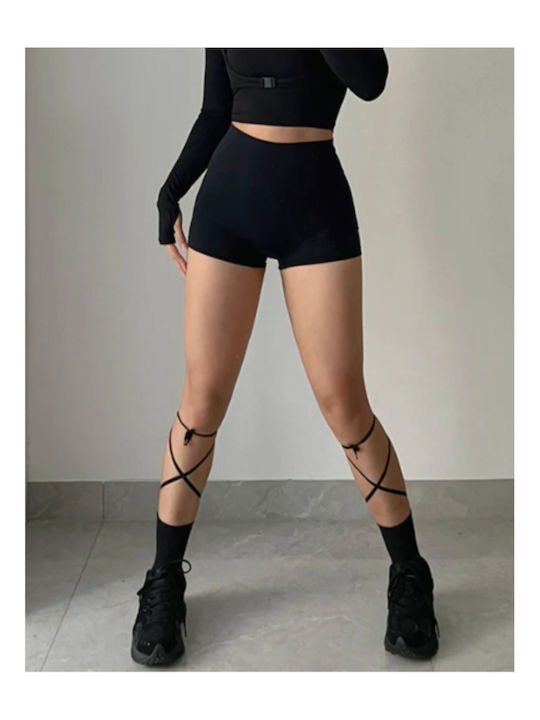 Ausbildung Frauen Kurze Hosen Leggings Black