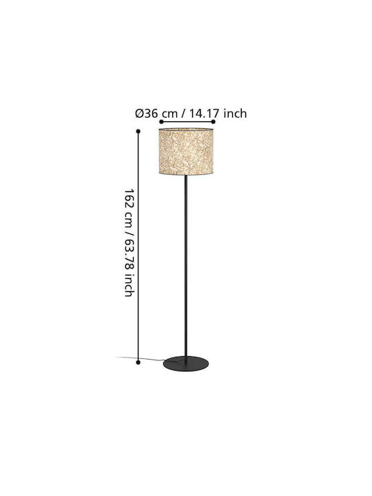 Eglo Floor Lamp with Socket for Bulb E27 Beige