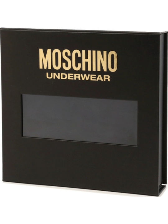 Moschino Комплект Дамско Бельо Спортен сутиен с Плъзгащ се Black