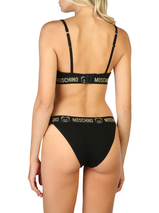 Moschino Set de Lenjerie Sutien cu Slip Black