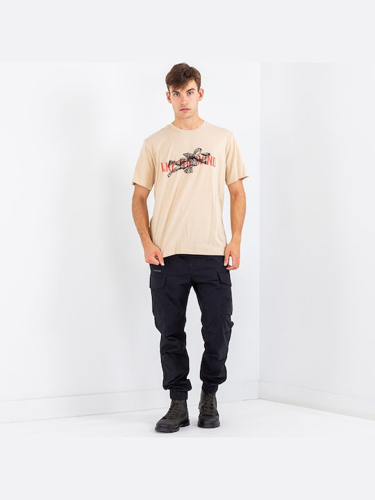 T-shirt Μπεζ