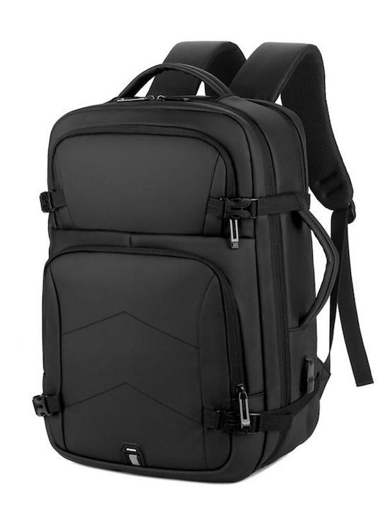 Amber Τσάντα Πλάτης για Laptop 15.6" σε Μαύρο χρώμα AM2025-BLACK