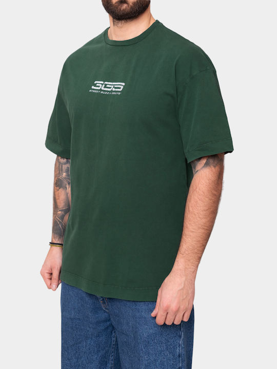 3Guys Men's Short Sleeve T-shirt Green