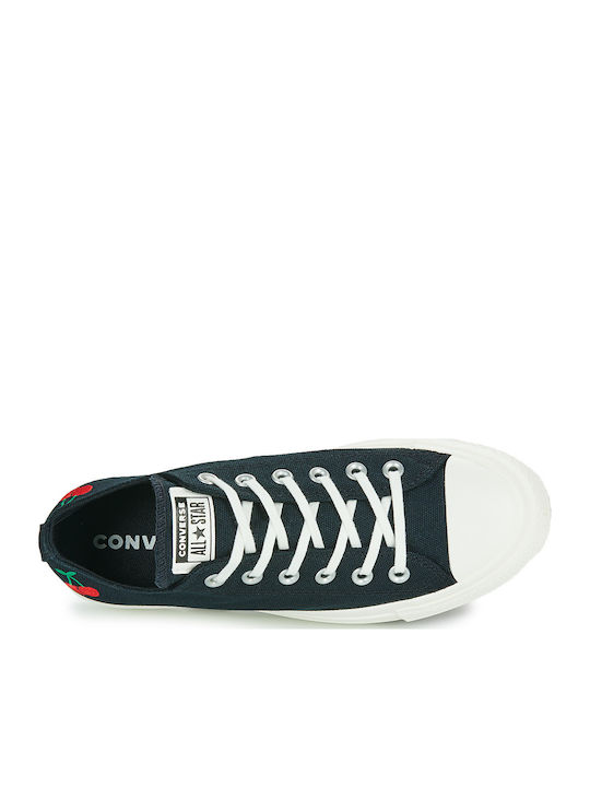 Chuck Taylor All Star Adidași Flatforms Pentru Femei Negri