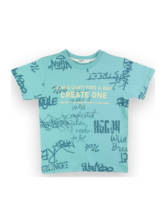 Nek Kids Wear Παιδικό Σετ με Σορτς Πράσινο 2τμχ