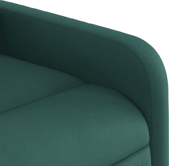 Fotoliu Relax Masaj cu Puf Verde 66x89x96cm