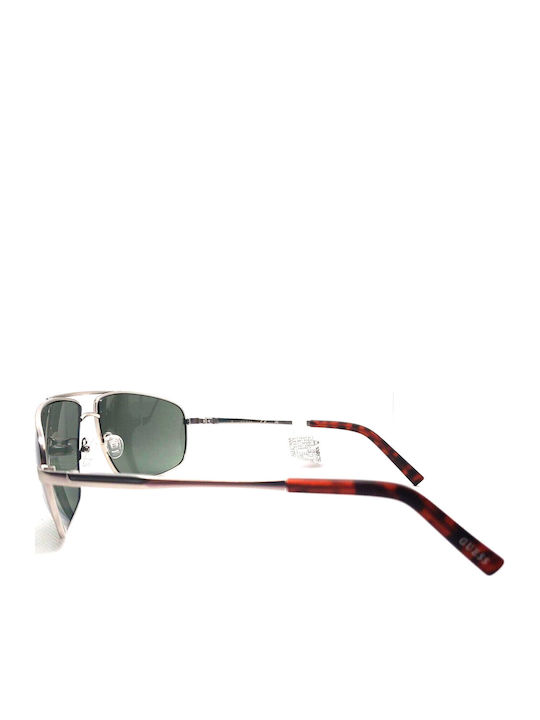 Guess Men's Sunglasses with Silver Metallic Frame and Silver Gradient Mirror Lenses GF0232/11N