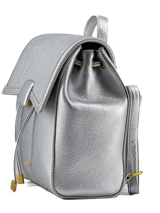 Enrico Coveri Damen Tasche Rucksack Silber