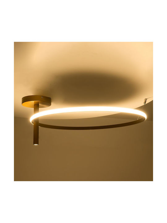 GloboStar Verona Таванно осветление 60бр Златист с Вграден LED