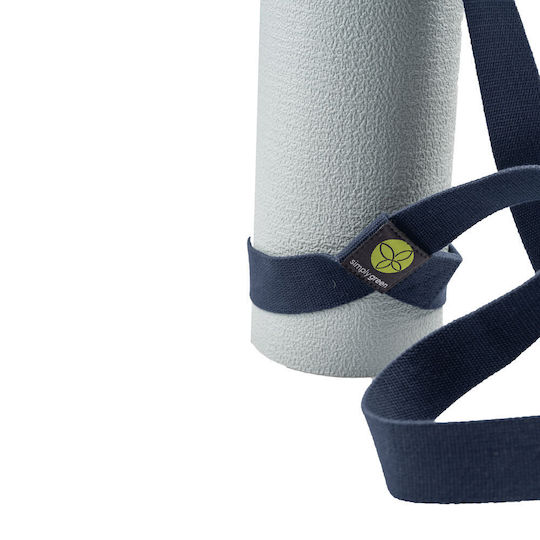Simply Green Mat Carry Strap W4cm Blue