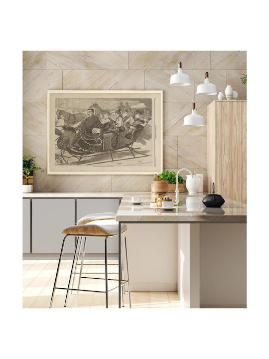 Christmas Belles Gemälde auf Leinwand 80x50cm