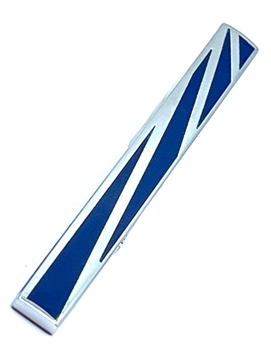 Legend Accessories Silver Tie Clip Син