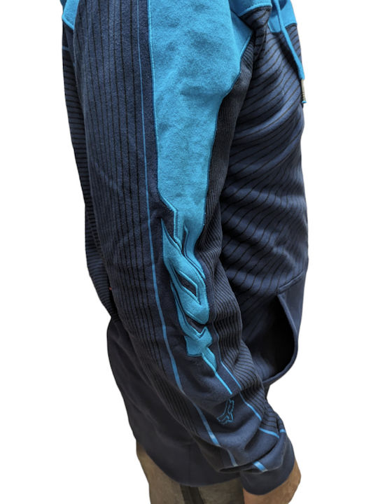 Flicht Ανδρική Ζακέτα Fleece Μπλε