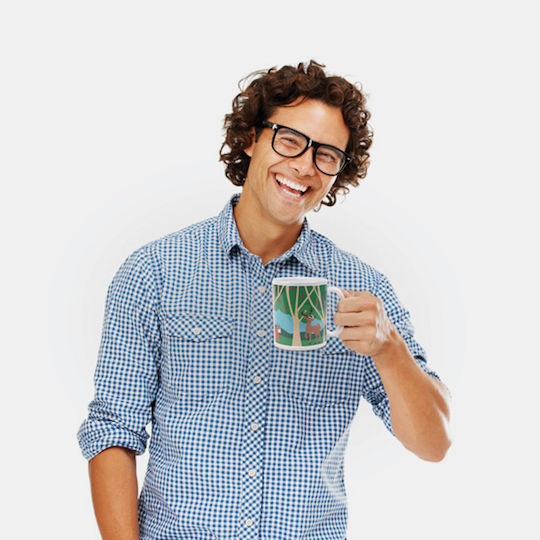 Kikkerland Heat Change Mug Ceramic Multicolored 325ml