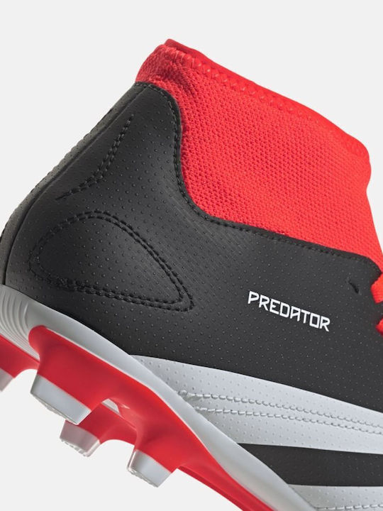 adidas Predator Club Ποδοσφαιρικά Παπούτσια με Τάπες Μαύρα