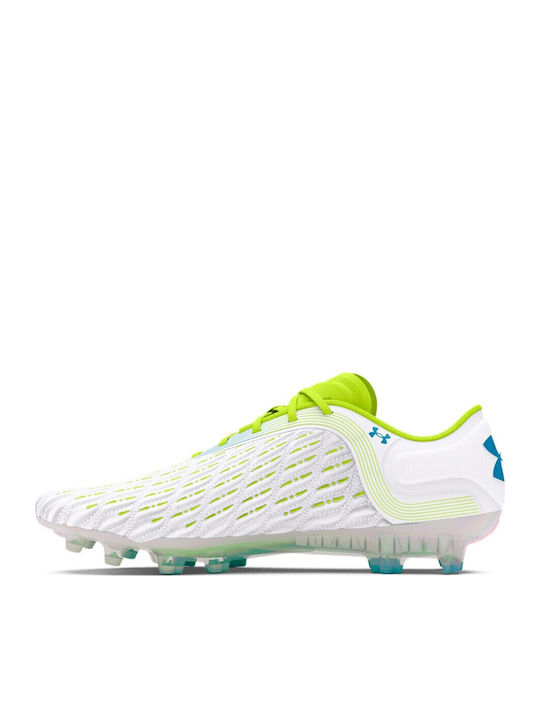 Under Armour Clone Mag Elite 3.0 FG Ποδοσφαιρικά Παπούτσια με Τάπες Λευκά Under Armour Clone Mag Elite 3.0 FG Ποδοσφαιρικά Παπούτσια με Τάπες Λευκά