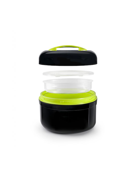 Ibili Plastic Lunch Box Black 20x14cm