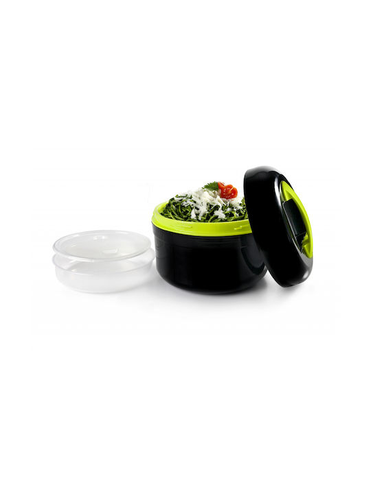 Ibili Plastic Lunch Box Black 20x14cm