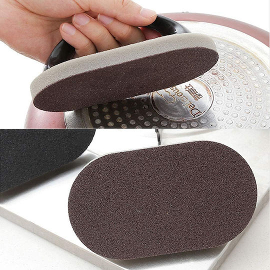 Kitchen Sponge with Handle Black