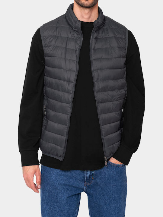 Αμάνικο Μπουφάν Puffer Γκρι