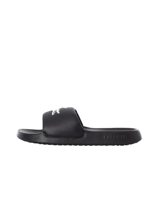 Lacoste Ανδρικά Slides Μαύρα