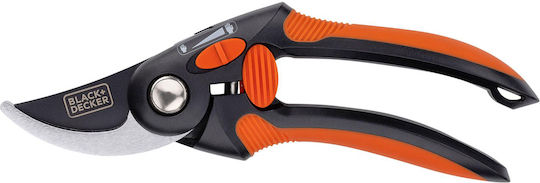 Black & Decker Ψαλίδι Κλαδέματος Μήκους 21.5cm με Μέγιστη Διάμετρο Κοπής 13mm