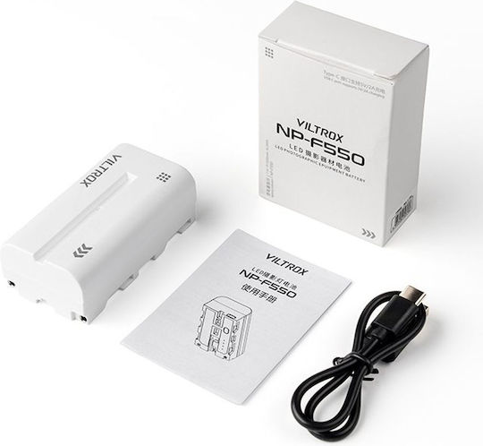 Viltrox Батерия за фотоапарат NP-F550 2200mAh Съвместима с Sony