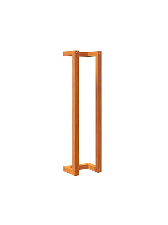 vidaXL Single Wall-Mounted Bathroom Freestanding Coat Rack ​90x90cm Brown