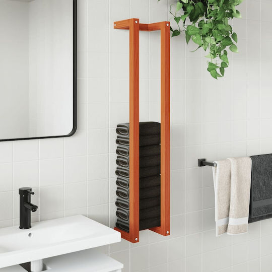 vidaXL Καλόγερος Μπάνιου Μονός ​110x110cm Καφέ