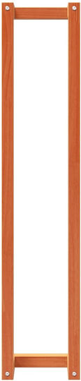 vidaXL Καλόγερος Μπάνιου Μονός ​110x110cm Καφέ