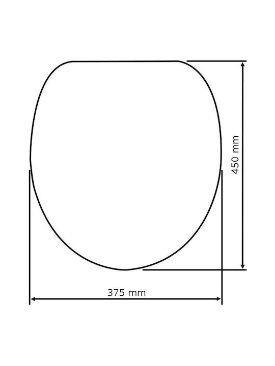 Wenko Capac WC Plastic 37.5x45cm