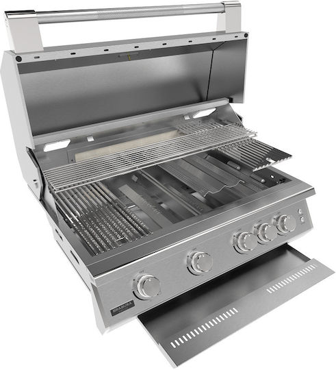Brabura Gasgrill Rost 77cmx46cmcm mit 4 cm 4.1kW