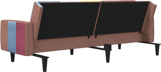 Διθέσιος Καναπές Κρεβάτι Πολύχρωμος 220x84.5x69εκ. 375825