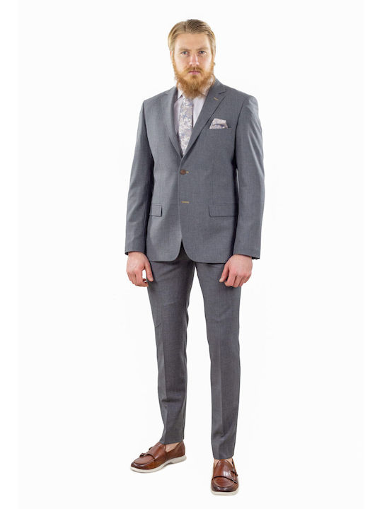 Bizzaro Men's Suit Gray