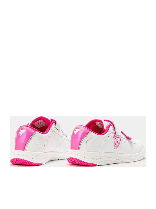 Play Jr Kids Sneakers with Scratch White