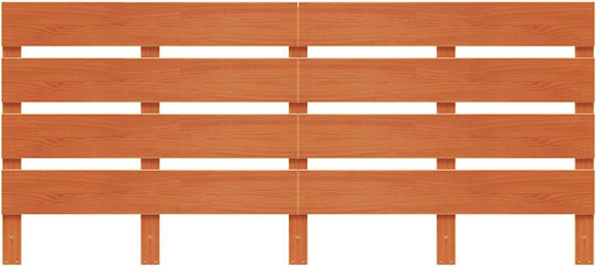 vidaXL Tăblie De Pat Din Lemn Maro 180.5x80cm