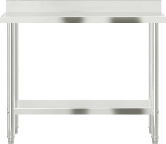 vidaXL Steel Workbench L110xD55xH93cm