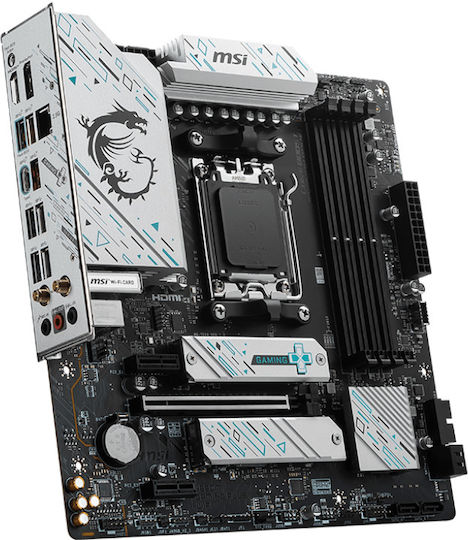 MSI B650M Gaming Plus WIFI Motherboard Micro ATX με AMD AM5 Socket 7E24-001R