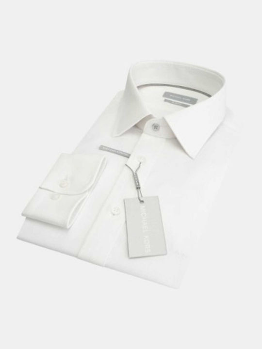 Michael Kors Men's Shirt Long Sleeve White