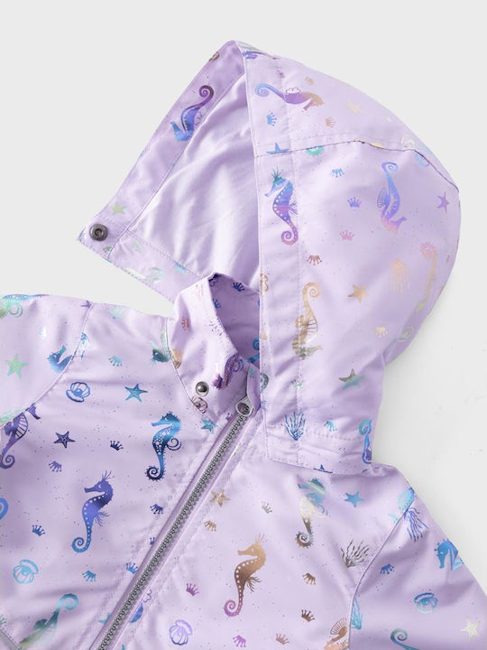 Kids' Casual Jacket with Hood Orchid Bloom