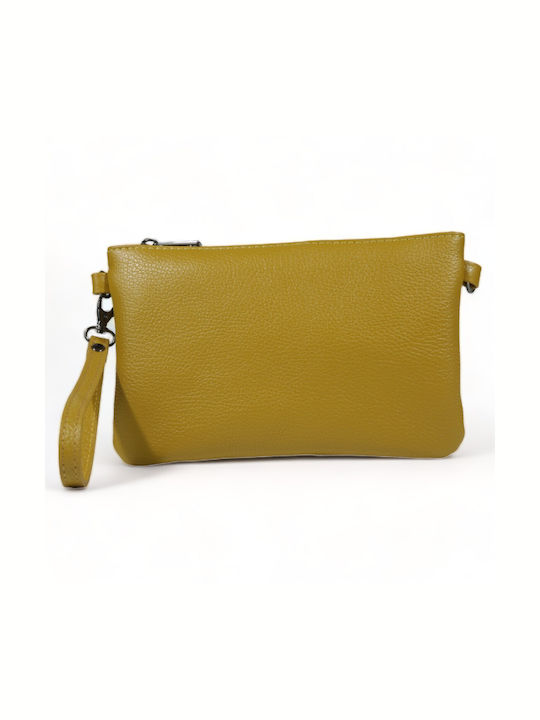 Passaggio Leather Leather Women's Bag Shoulder Yellow