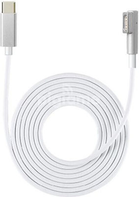 USB 2.0 Cable USB-C male - Magsafe 1/2 White 1.8m (41052)