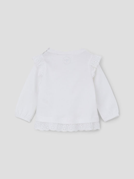 S.Oliver Kids Blouse Long Sleeve White