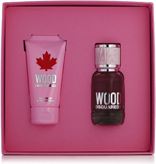 Dsquared2 Wood Damen Set mit Eau de Toilette 2Stück