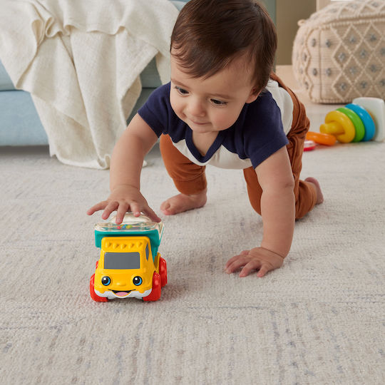 Mattel Vehicle Poppity Pop Dump Truck with Sounds for 6++ Months