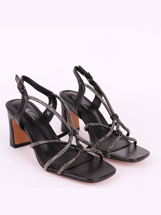 Mellisa Damen Sandalen in Schwarz Farbe