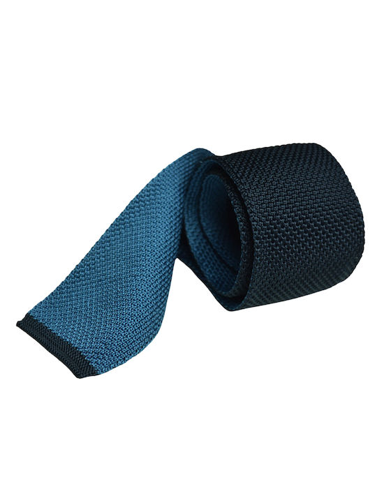 Zaza Men's Tie Silk Knitted in Blue Color