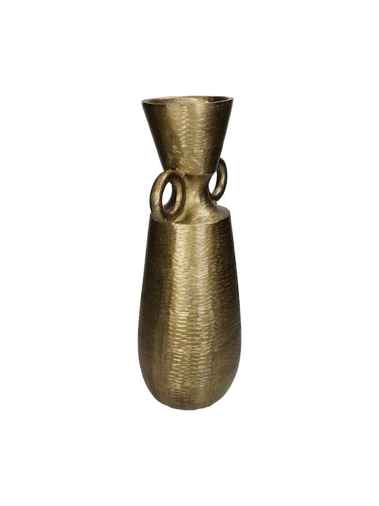 ArteLibre Vază Decorativă Aluminiu Ecru 11x11x16cm 1buc